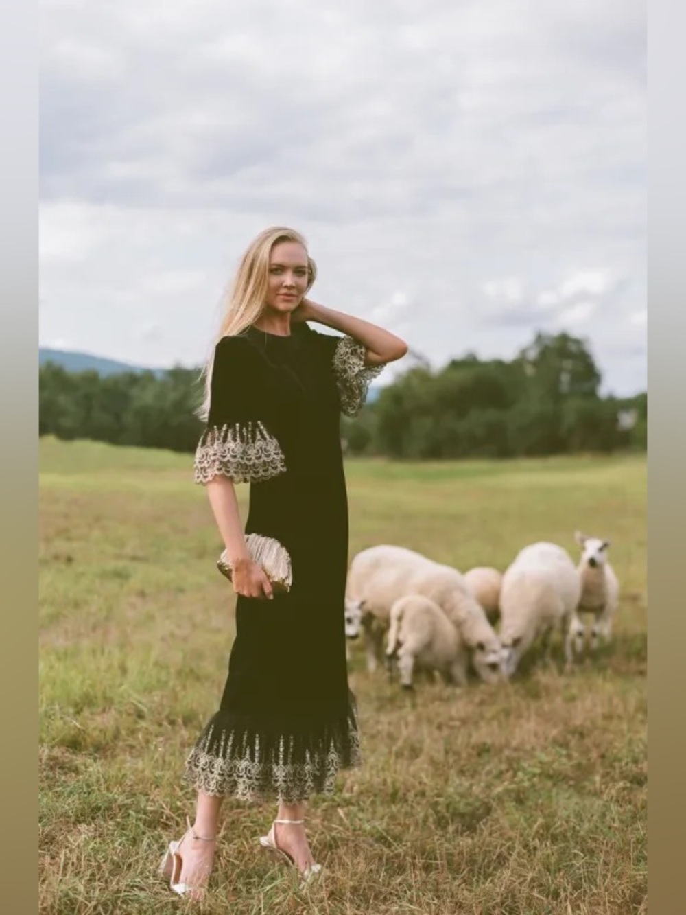 Pomander Place Black Sheath Dress